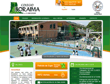 Tablet Screenshot of colegiororaima.com